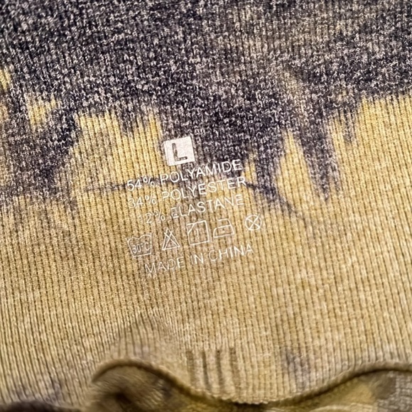 SHEIN Sport Studio Tie Dye Yoga Leggings Seamless Leggings, size L - Picture 2 of 8